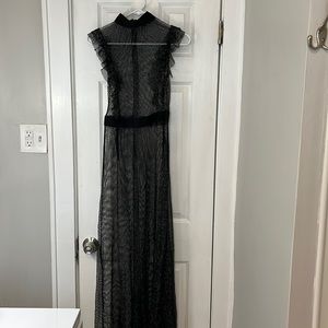 Iheartraves mesh sparkly maxi dress